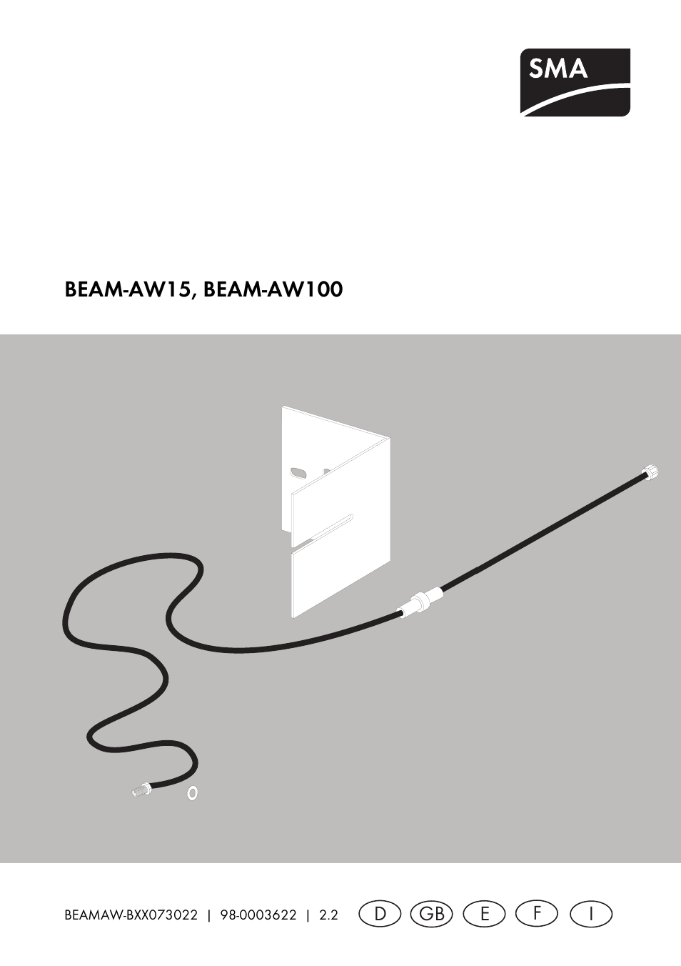 SMA BEAM-AW15 User Manual | 80 pages