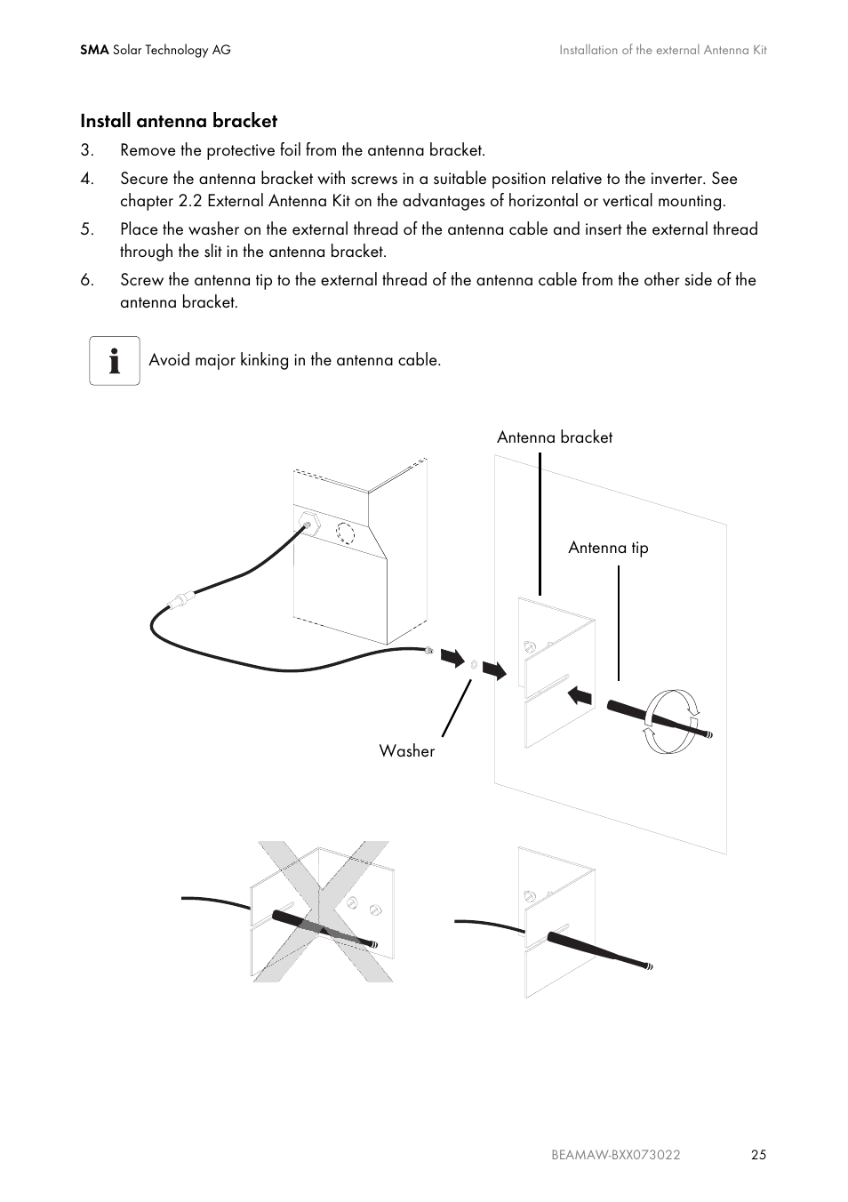 SMA BEAM-AW15 User Manual | Page 25 / 80