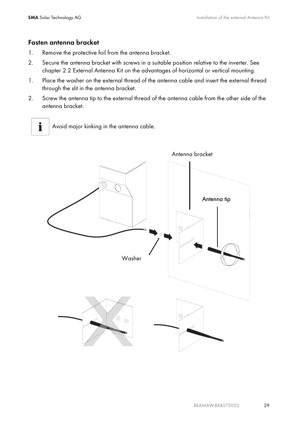 SMA BEAM-AW15 User Manual | Page 29 / 80