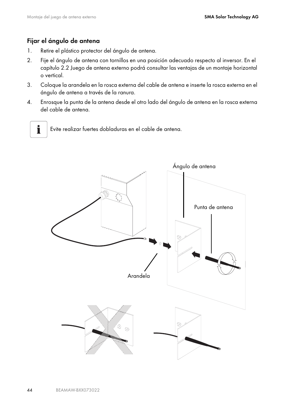 SMA BEAM-AW15 User Manual | Page 44 / 80