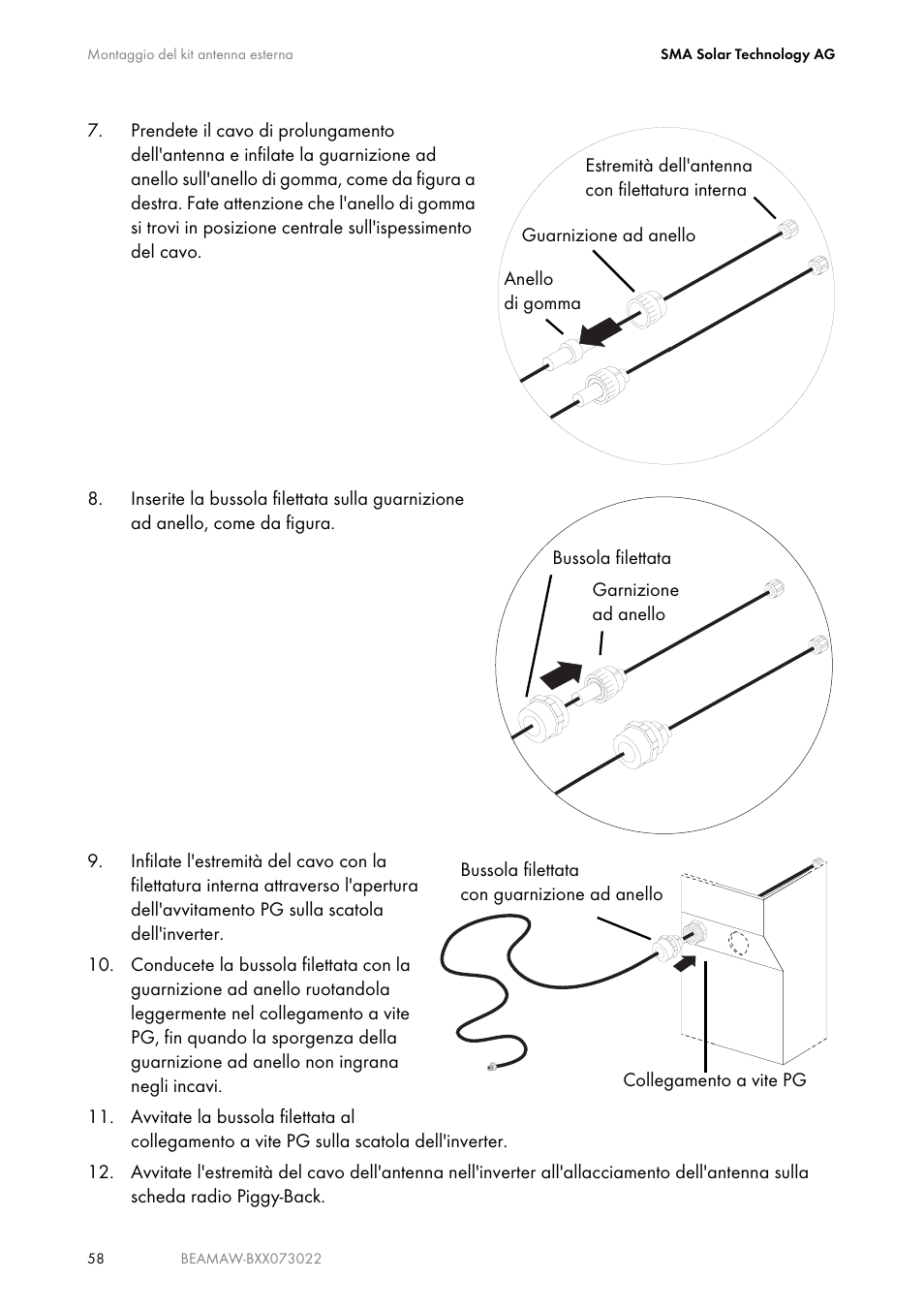 SMA BEAM-AW15 User Manual | Page 58 / 80