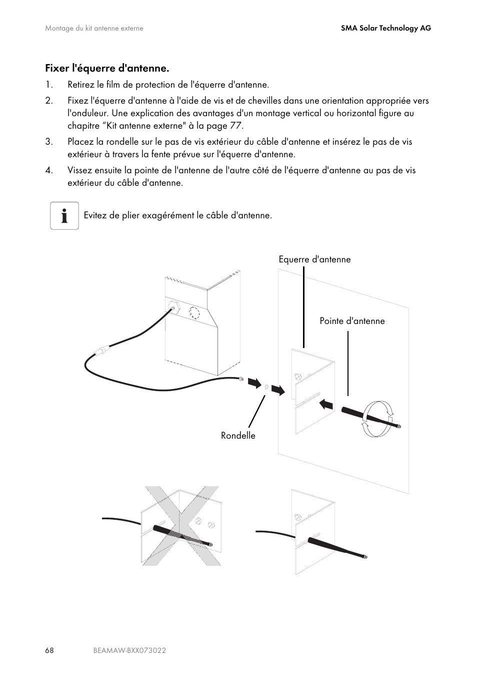 SMA BEAM-AW15 User Manual | Page 68 / 80