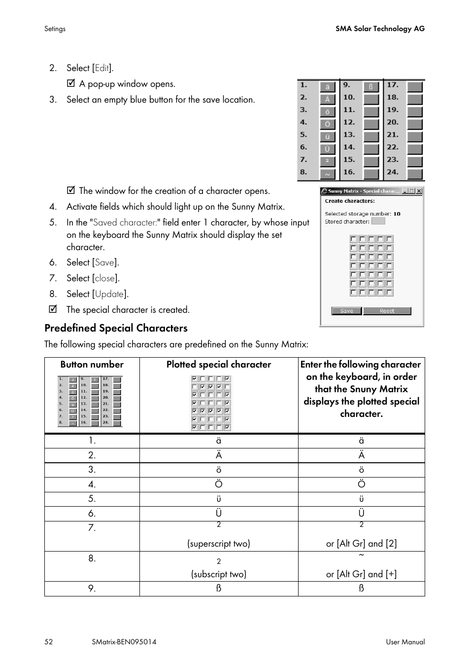 SMA MATRIX User Manual | Page 52 / 80