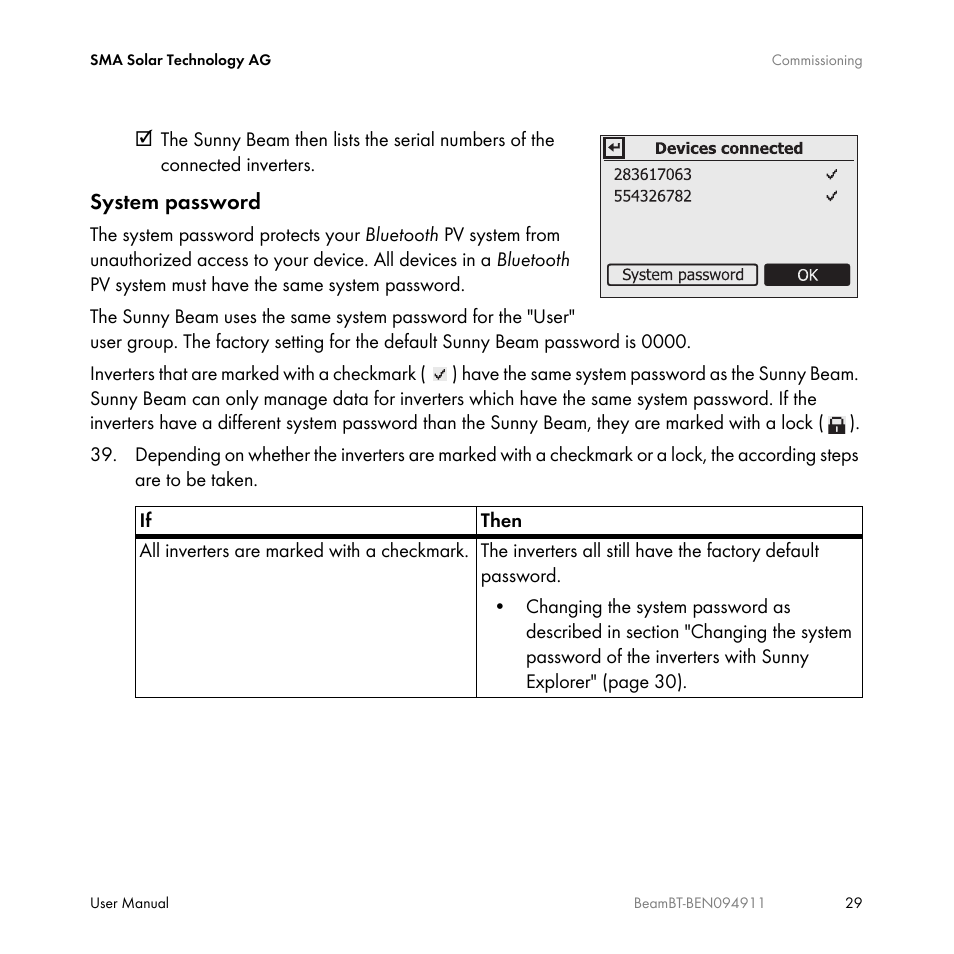 SMA BEAM-BT-10 User Manual | Page 29 / 92