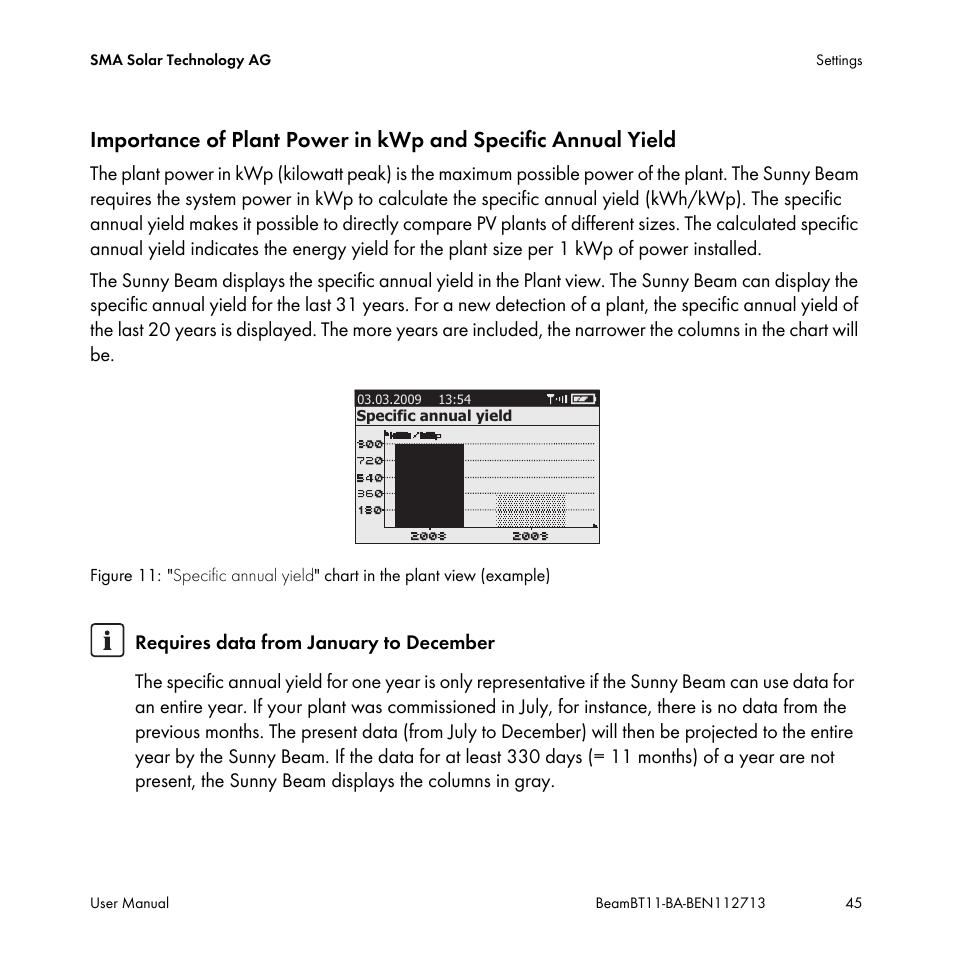 SMA BEAM-BT-11 User Manual | Page 45 / 92