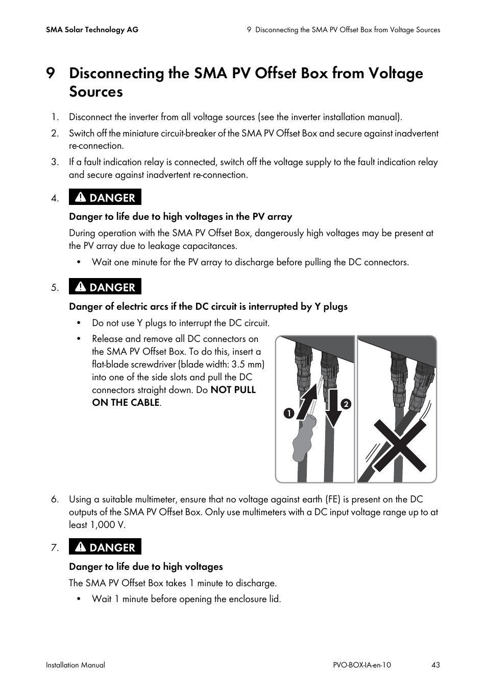 SMA PVO-N-20 User Manual | Page 43 / 56