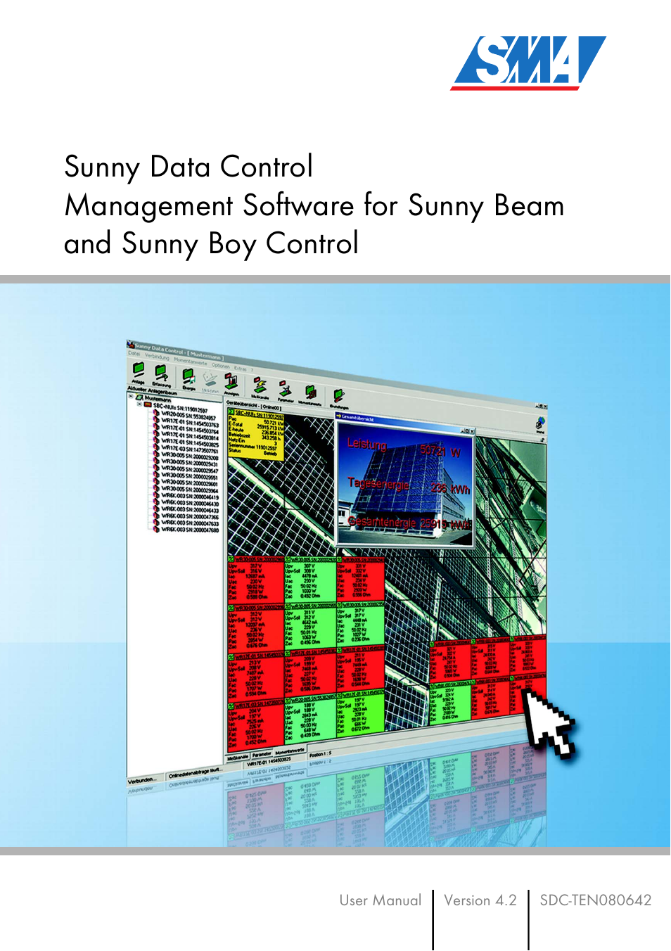 SMA Sunny Data Control V.4.2 User Manual | 196 pages