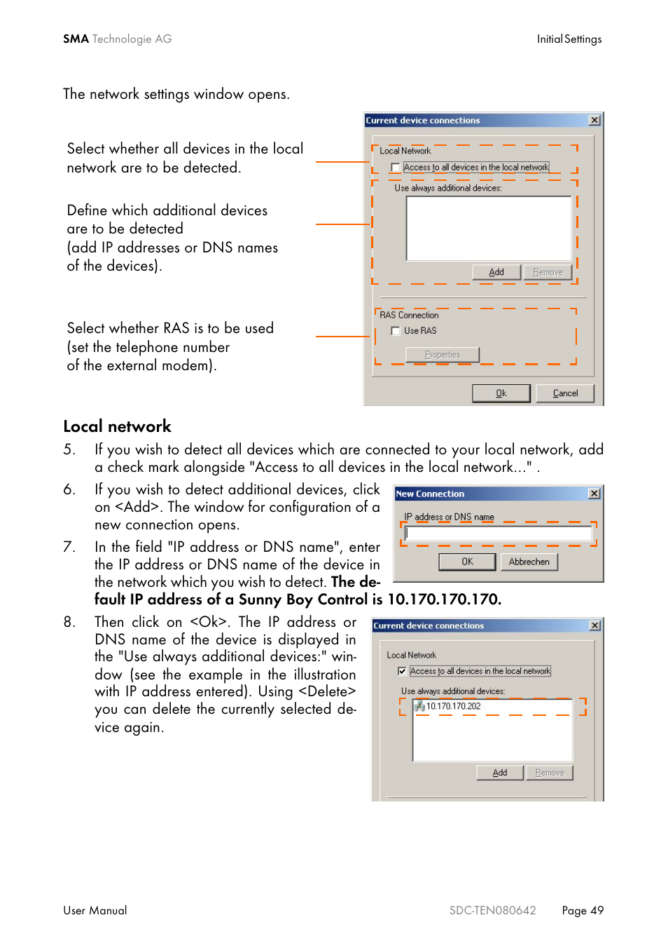 SMA Sunny Data Control V.4.2 User Manual | Page 49 / 196