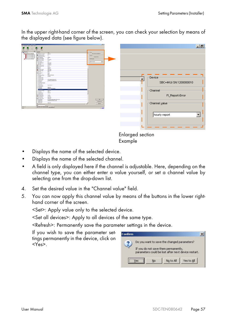 SMA Sunny Data Control V.4.2 User Manual | Page 57 / 196