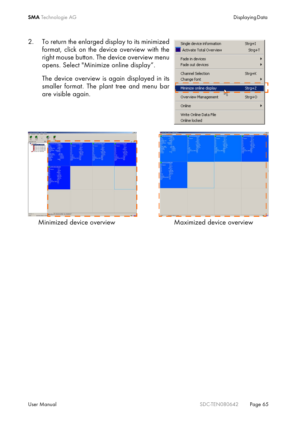 SMA Sunny Data Control V.4.2 User Manual | Page 65 / 196