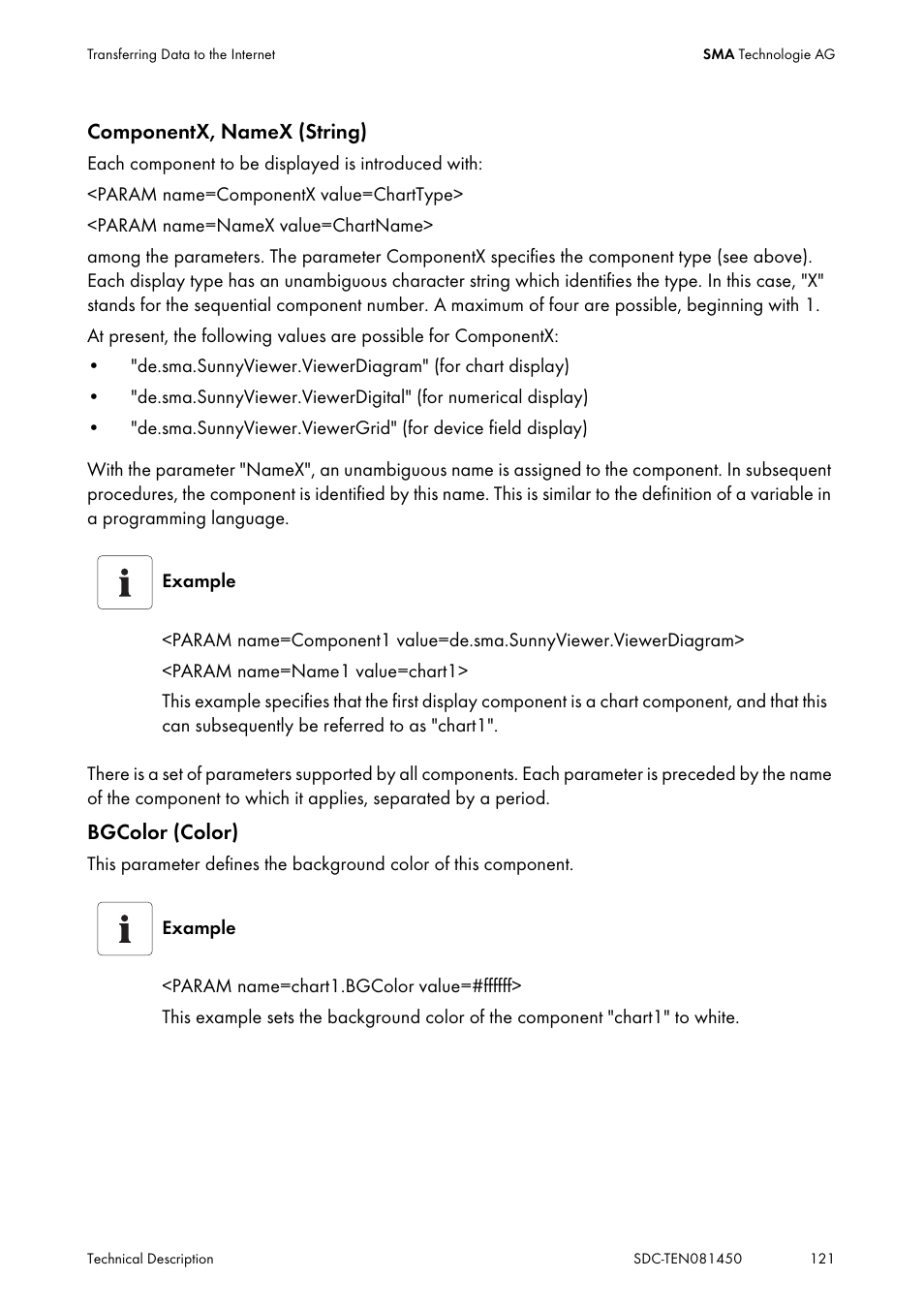 SMA Sunny Data Control V.5.0 User Manual | Page 119 / 156