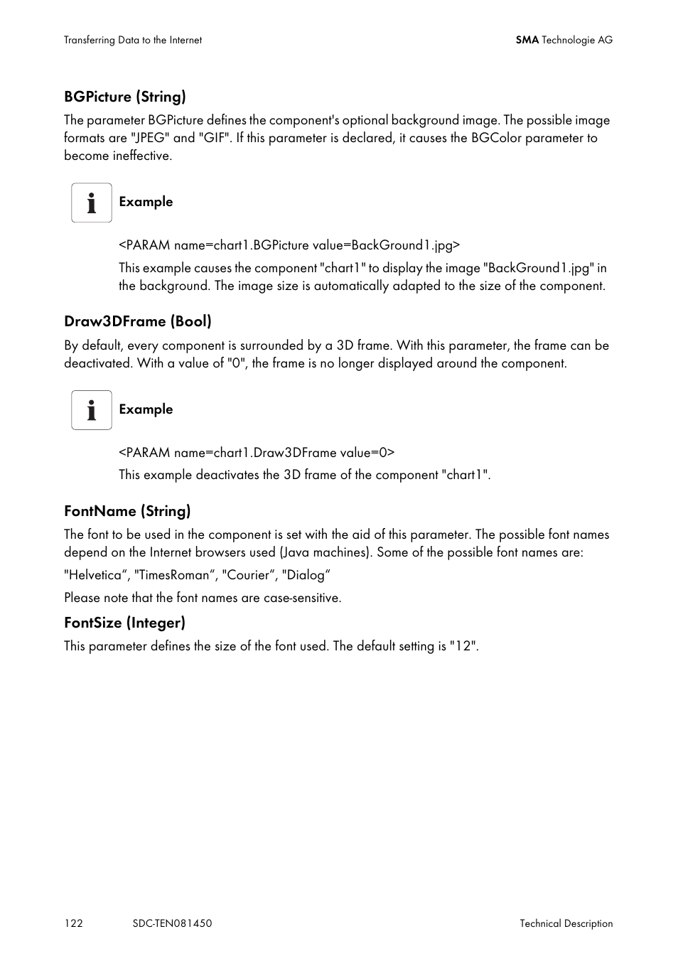 SMA Sunny Data Control V.5.0 User Manual | Page 120 / 156