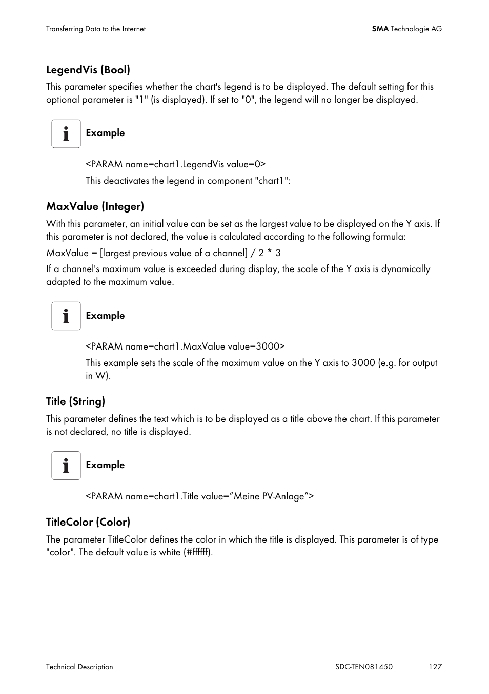 SMA Sunny Data Control V.5.0 User Manual | Page 125 / 156