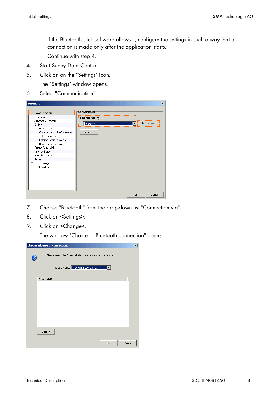 SMA Sunny Data Control V.5.0 User Manual | Page 39 / 156