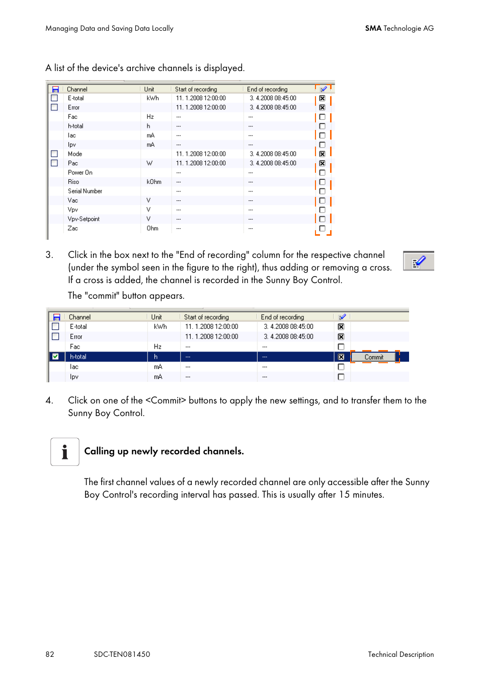 SMA Sunny Data Control V.5.0 User Manual | Page 80 / 156
