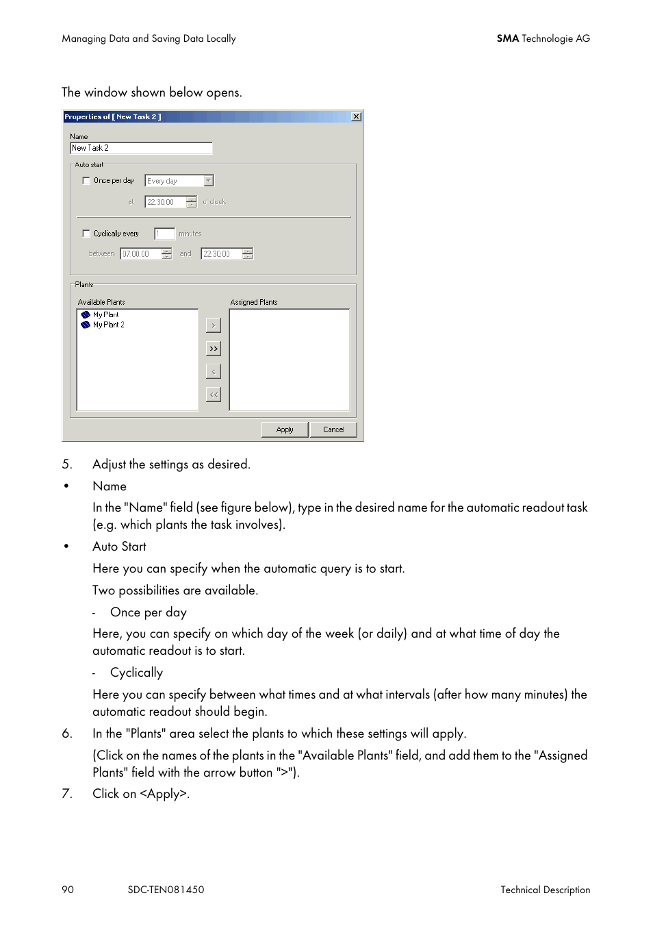 SMA Sunny Data Control V.5.0 User Manual | Page 88 / 156