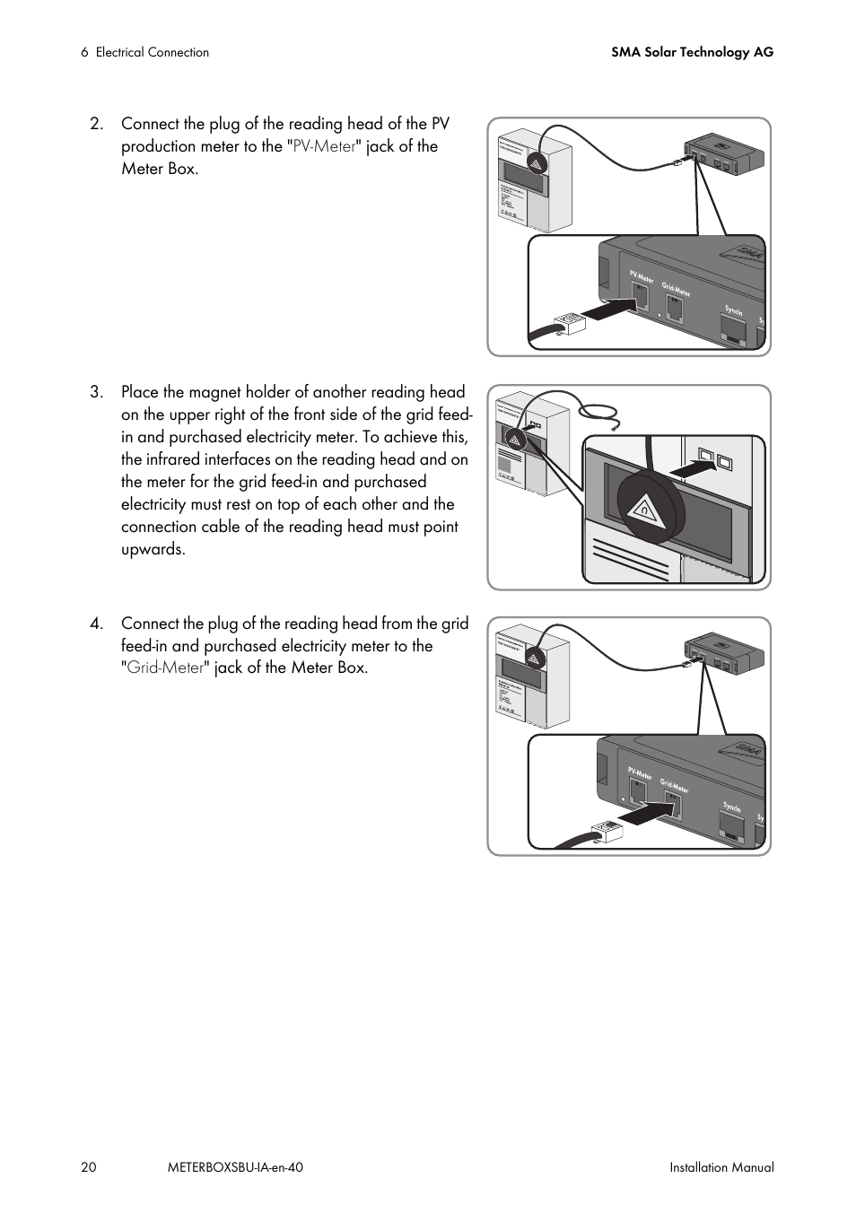 SMA METER BOX FOR SUNNY BACKUP User Manual | Page 20 / 40