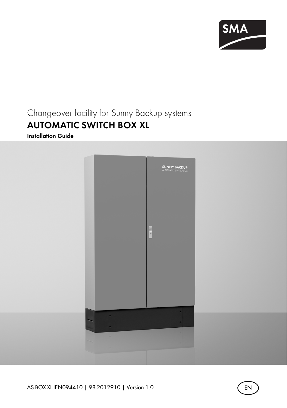 SMA AUTOMATIC SWITCH BOX XL User Manual | 54 pages