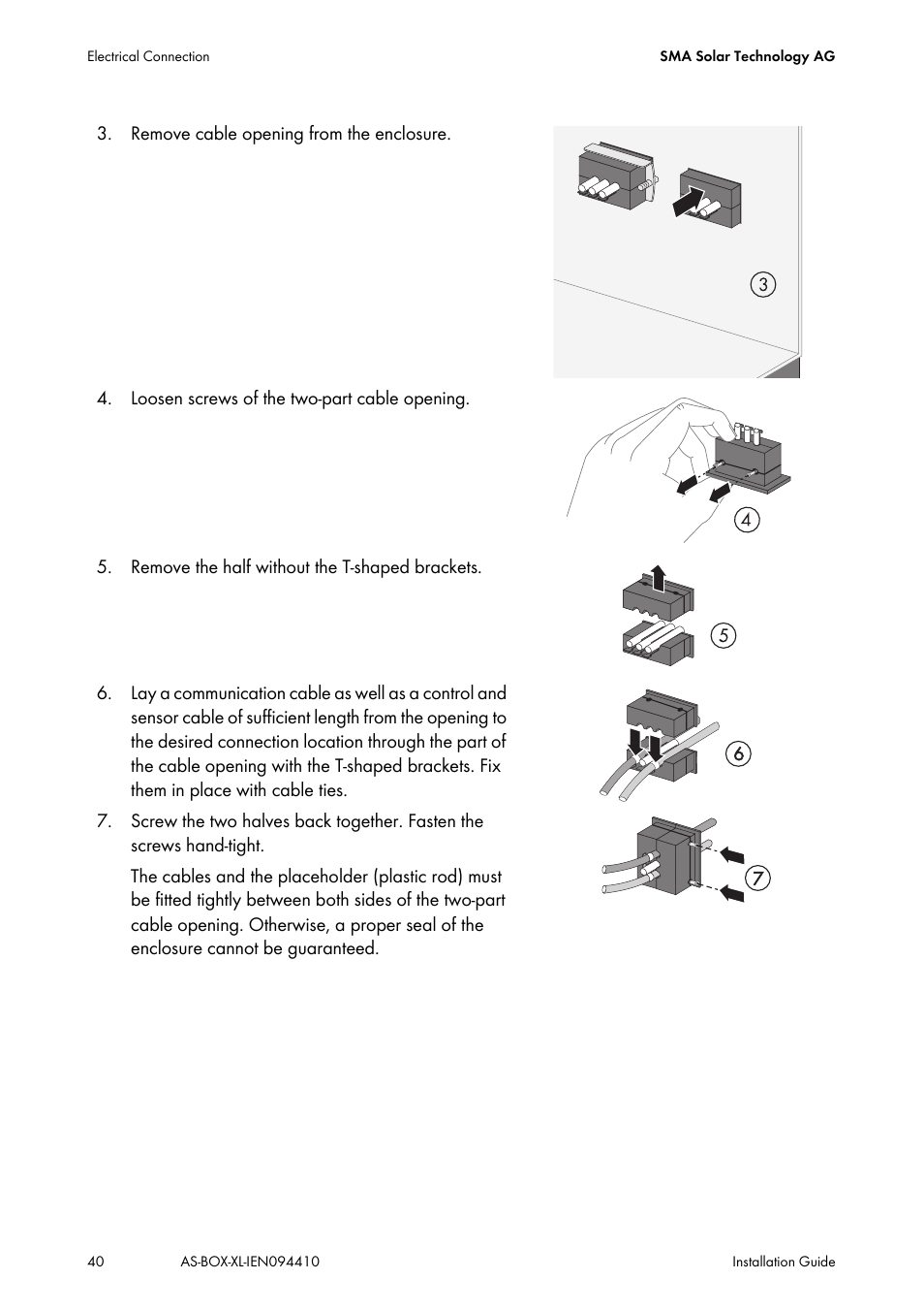 SMA AUTOMATIC SWITCH BOX XL User Manual | Page 40 / 54