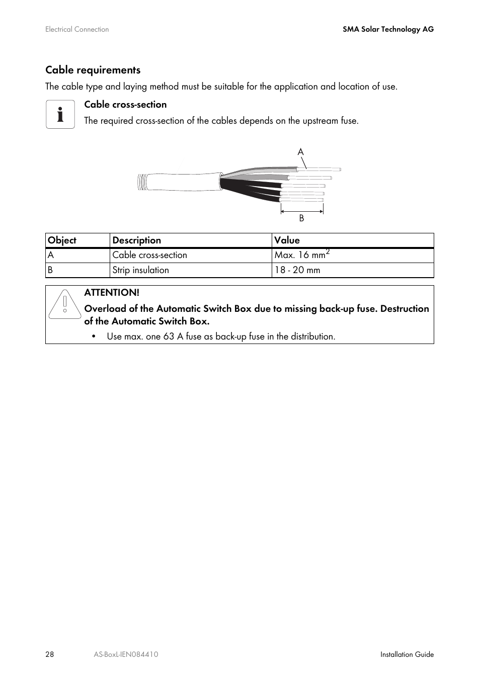 SMA AUTOMATIC SWITCH BOX L User Manual | Page 28 / 48
