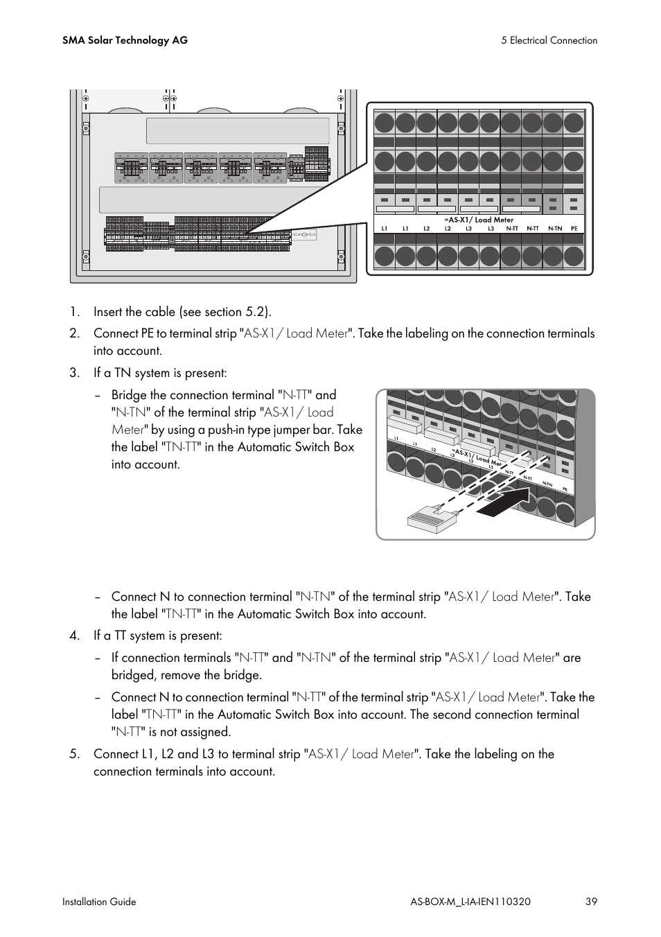 SMA AUTOMATIC SWITCH BOX M-20 User Manual | Page 39 / 64