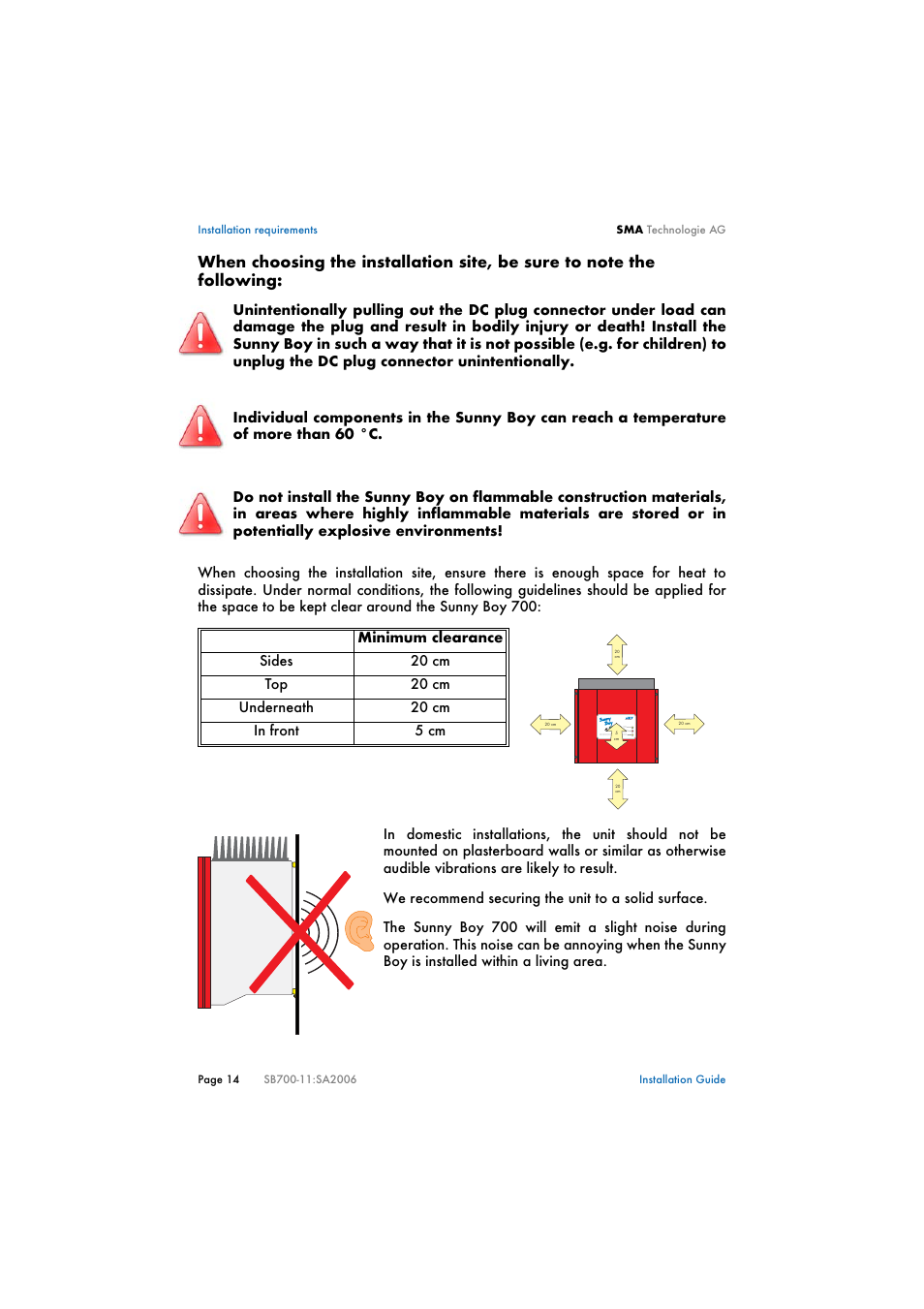 SMA SB 700 User Manual | Page 14 / 52