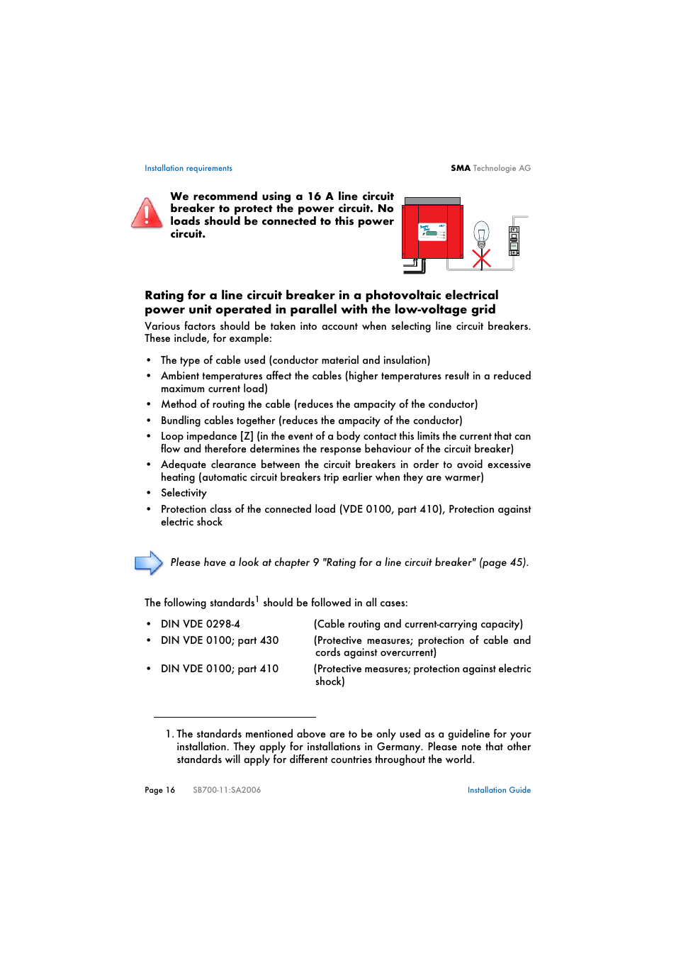 SMA SB 700 User Manual | Page 16 / 52