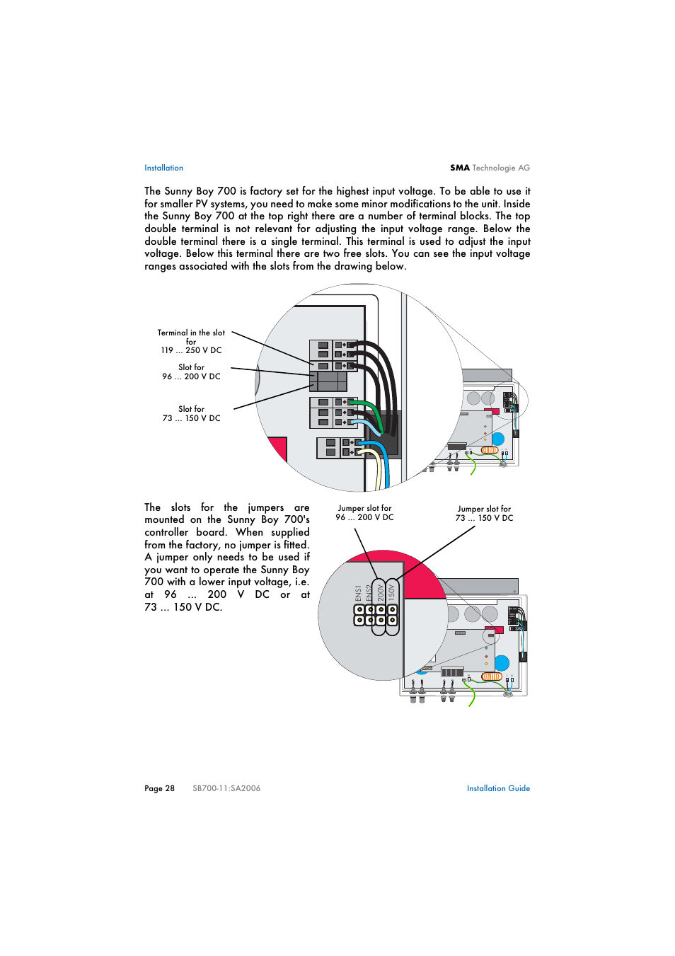 SMA SB 700 User Manual | Page 28 / 52