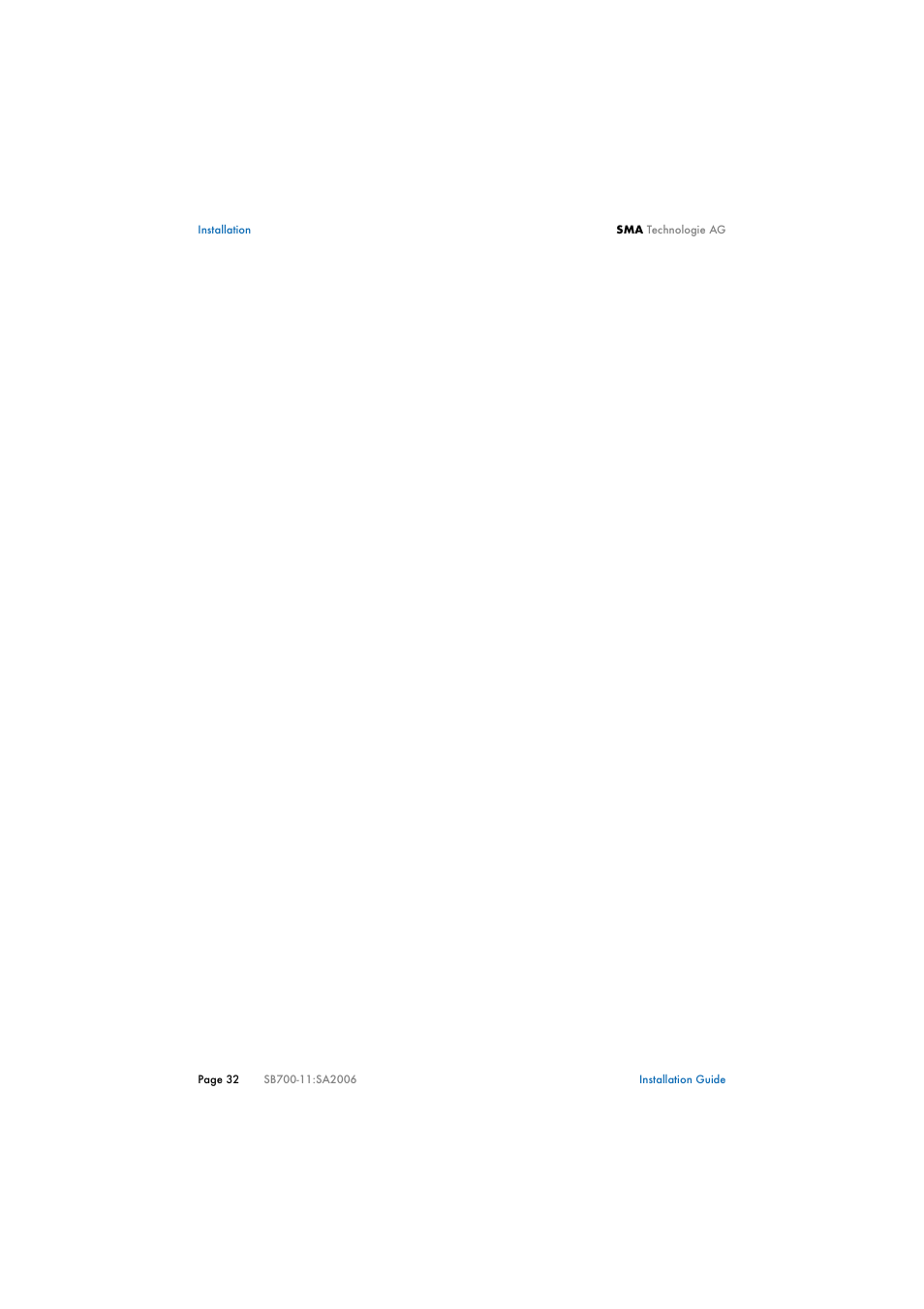 SMA SB 700 User Manual | Page 32 / 52