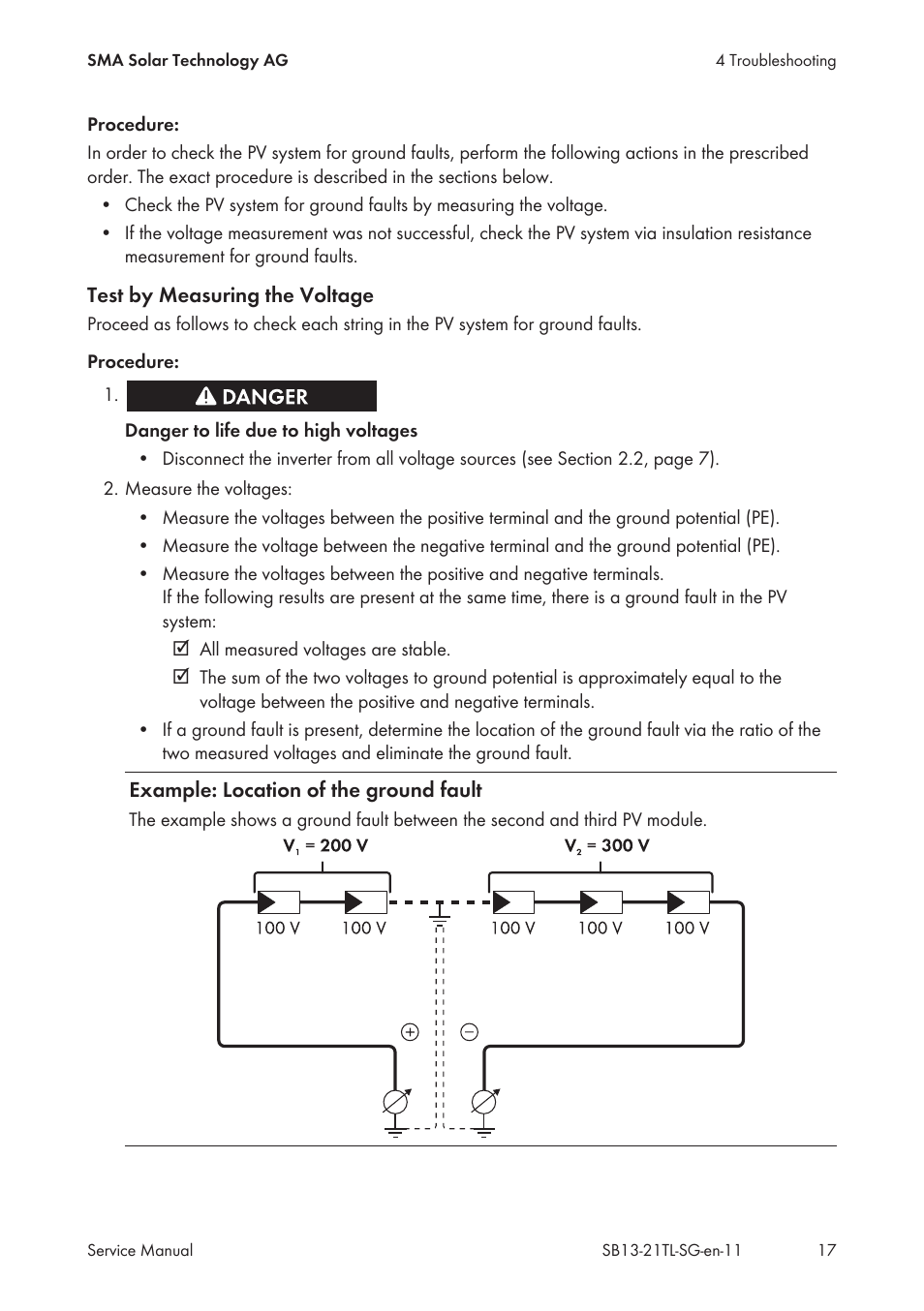 SMA SB 1300TL Service Manual User Manual | Page 17 / 30