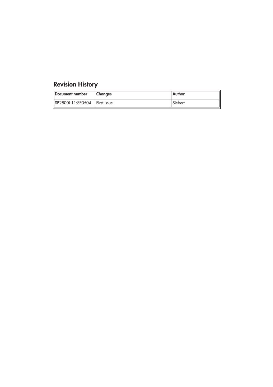 Revision history | SMA SB 2800i Installation User Manual | Page 4 / 40