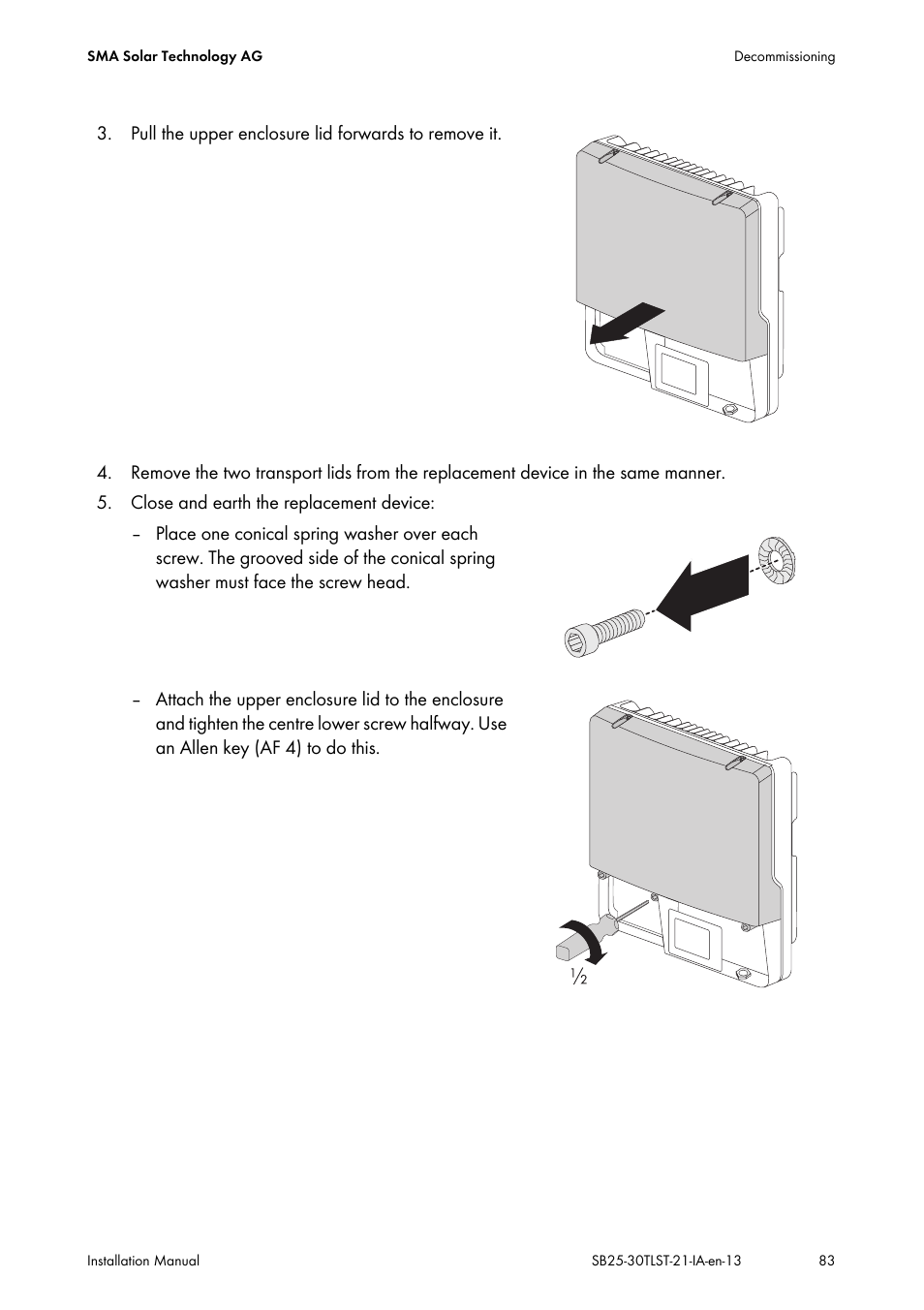 SMA SB 2500TL-21 Installation User Manual | Page 83 / 96