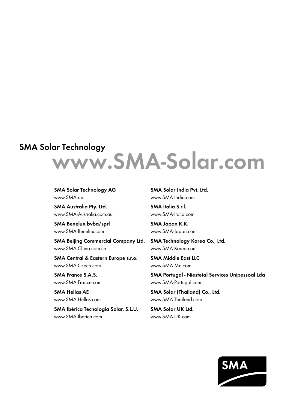 Zzz60$6rodufrp, 60$6rodu7hfkqrorj | SMA SB 2500TL-21 Installation User Manual | Page 96 / 96