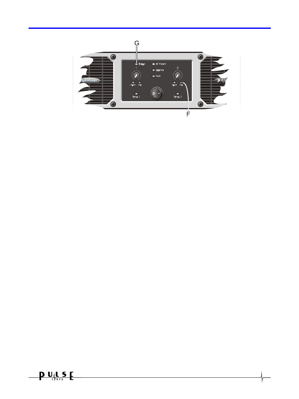 F. clip, G. bridge, F. clip g. bridge | Crown 2-650 User Manual | Page 11 / 22