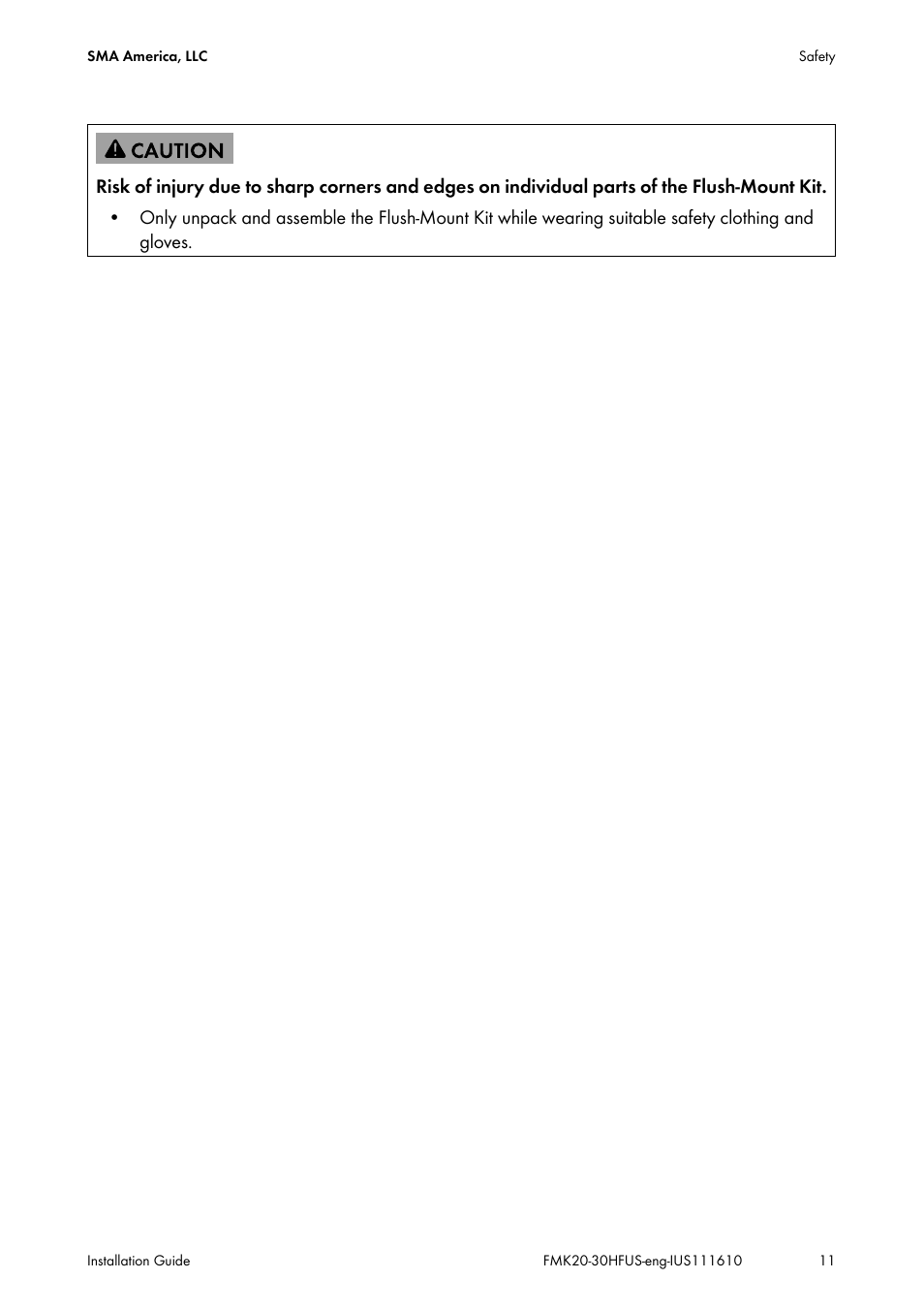 SMA SB 2000HF-US Installation User Manual | Page 11 / 32