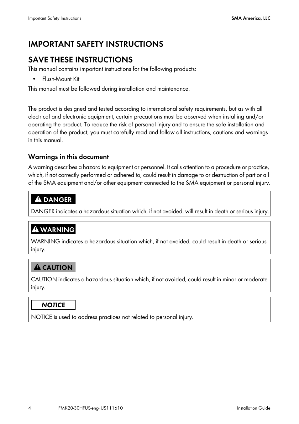 SMA SB 2000HF-US Installation User Manual | Page 4 / 32