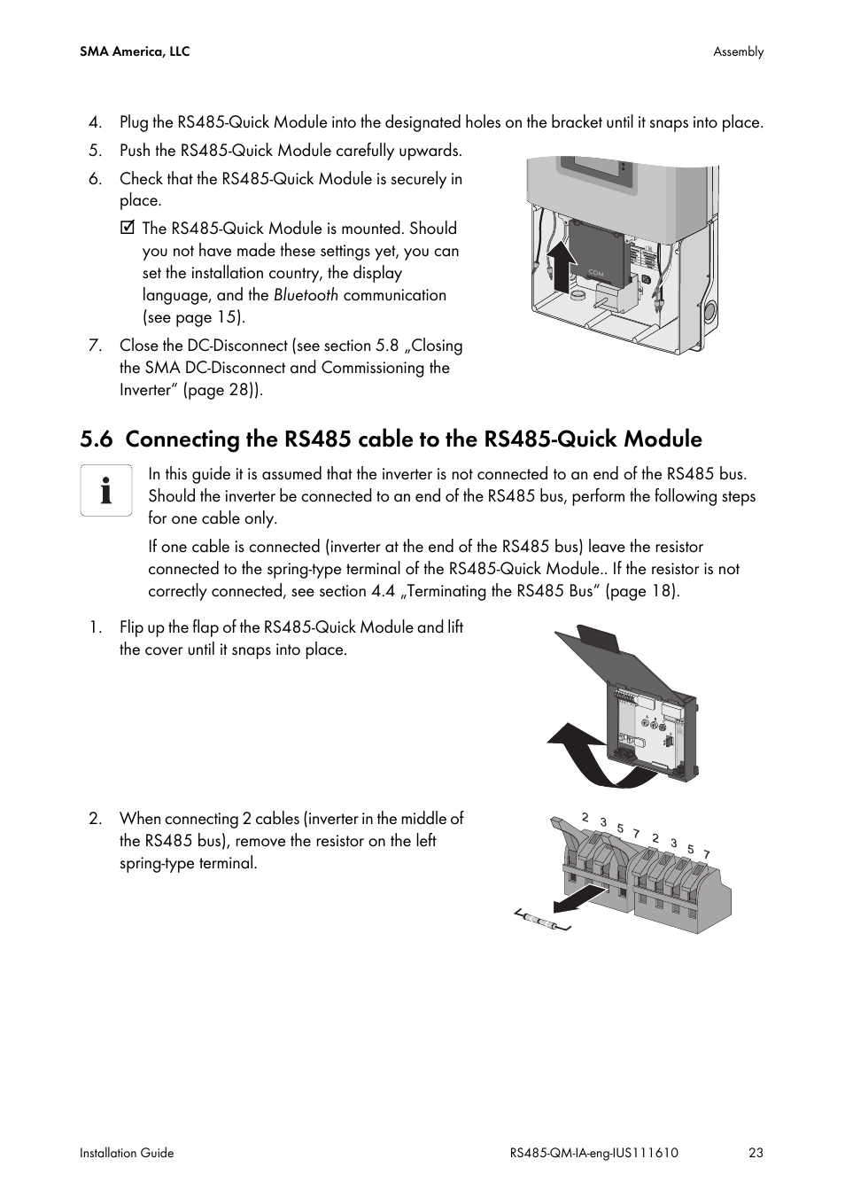 SMA RS485-Quick Module User Manual | Page 23 / 32