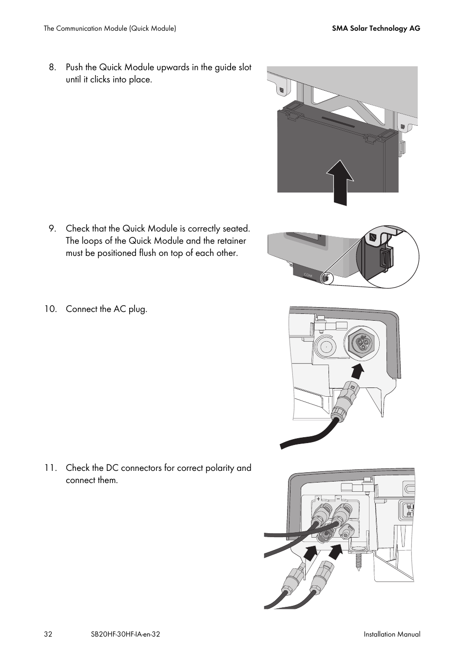 SMA SB 2000HF-30 Installation User Manual | Page 32 / 96