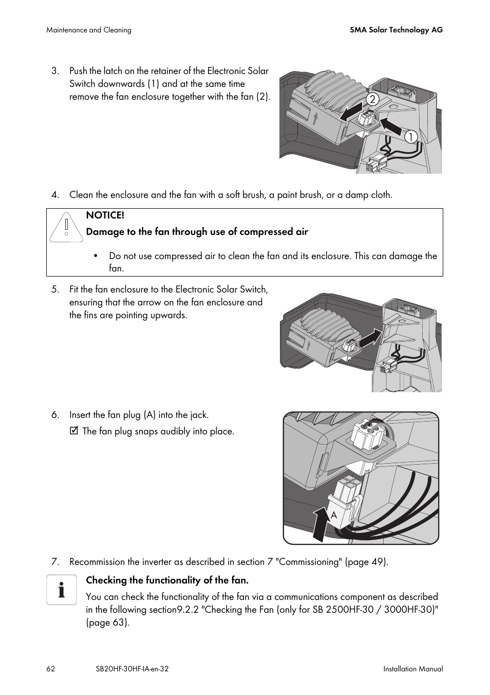 SMA SB 2000HF-30 Installation User Manual | Page 62 / 96