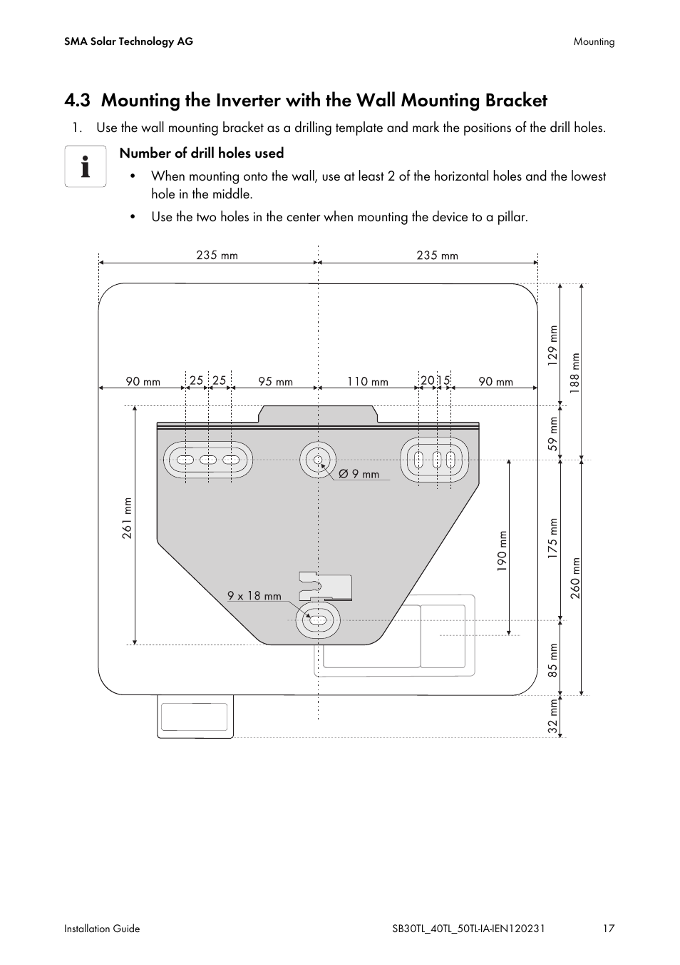 SMA SB 3000TL-20 Installation User Manual | Page 17 / 104