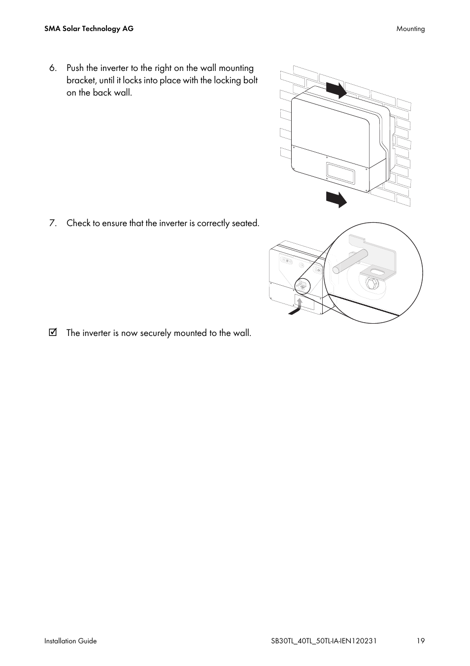 SMA SB 3000TL-20 Installation User Manual | Page 19 / 104