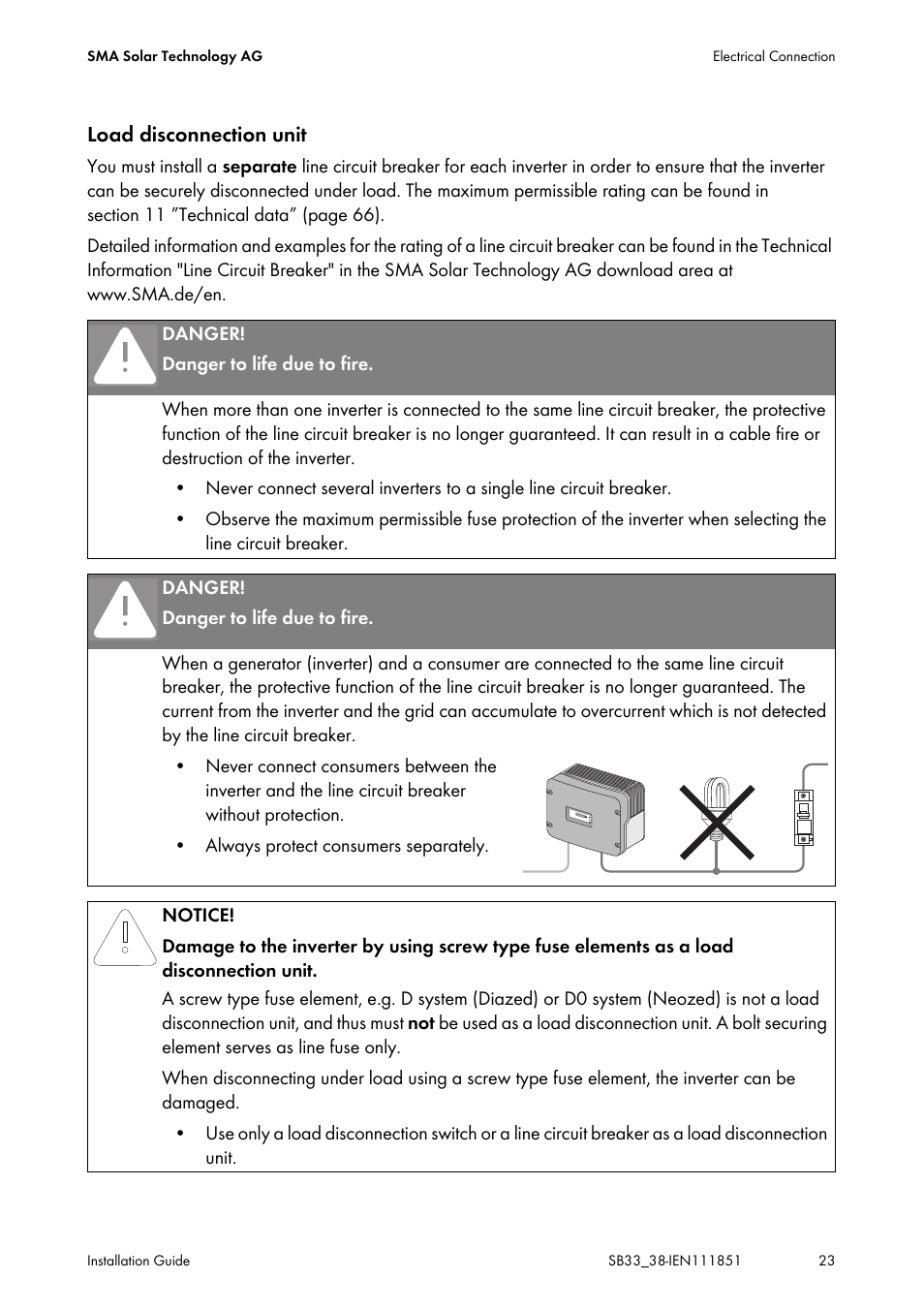 SMA SB 3300 Installation User Manual | Page 23 / 76