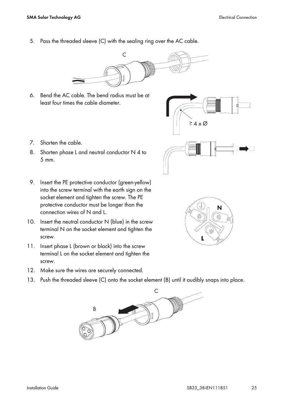 SMA SB 3300 Installation User Manual | Page 25 / 76