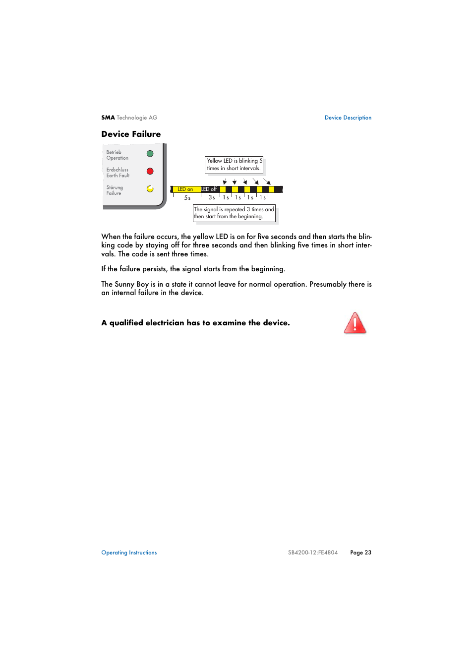 SMA SB 4200TL Multi-String User Manual | Page 23 / 63