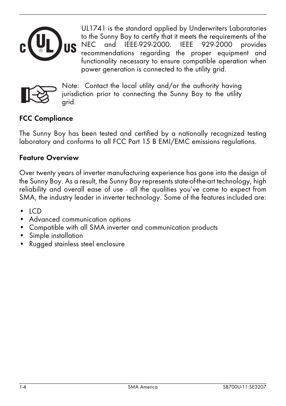 SMA SB 700U User Manual | Page 12 / 86