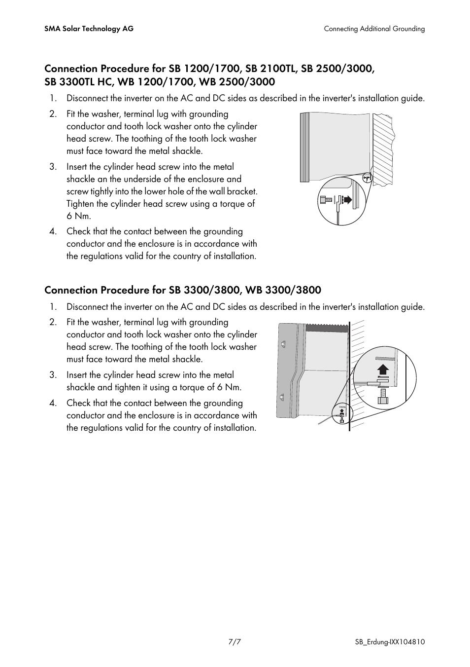 SMA DB-SB-ERD User Manual | Page 7 / 8