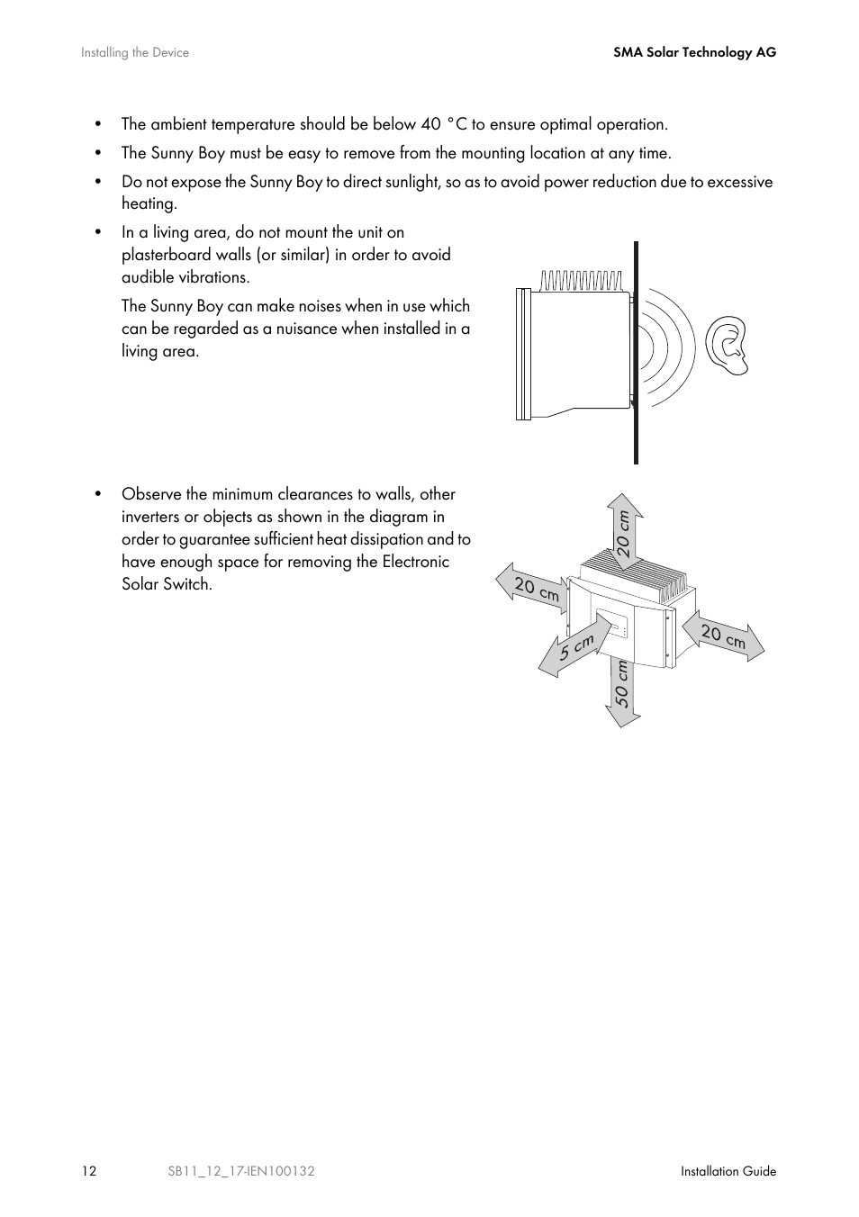 SMA SB 1100 User Manual | Page 12 / 52