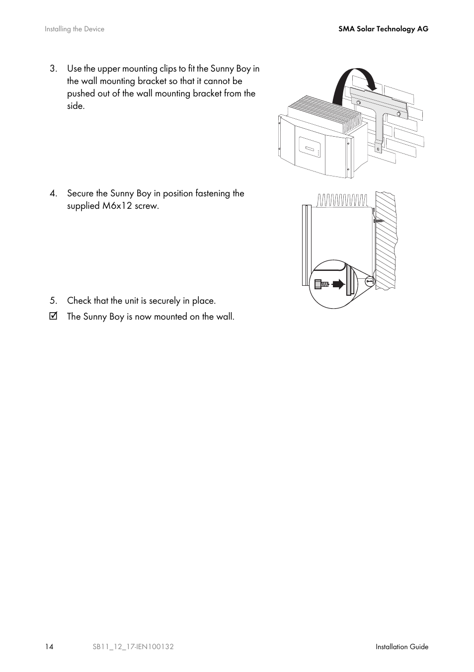 SMA SB 1100 User Manual | Page 14 / 52