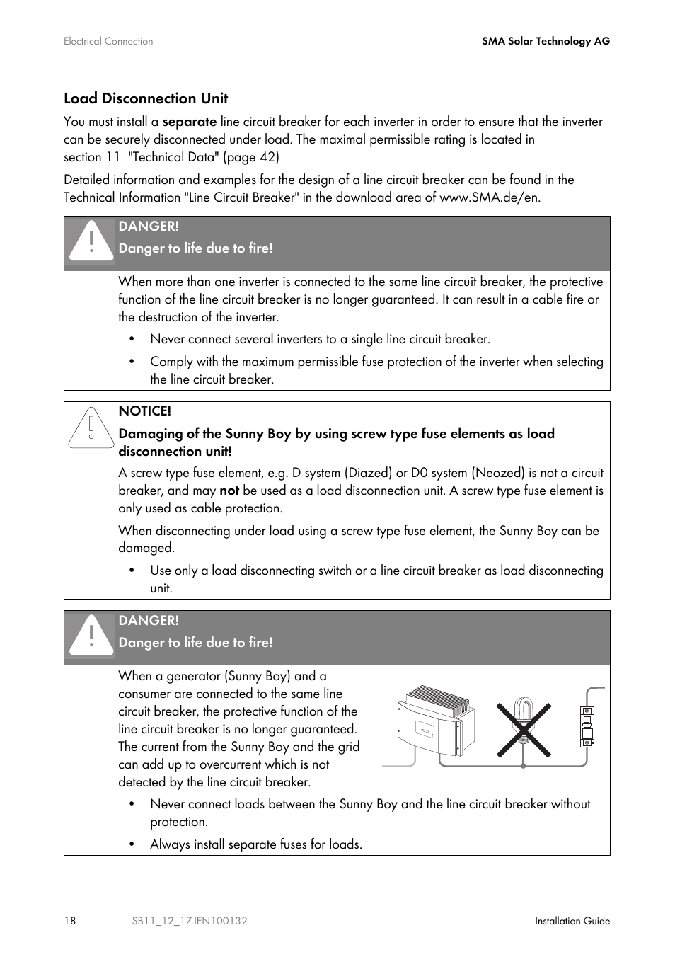 SMA SB 1100 User Manual | Page 18 / 52