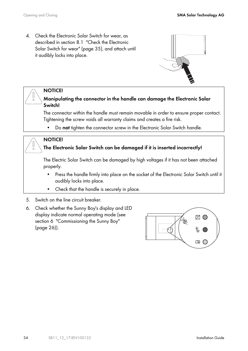 SMA SB 1100 User Manual | Page 34 / 52